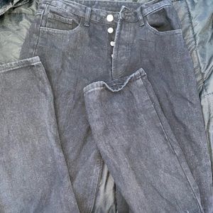 SHEIN High Wasted Black Jeans